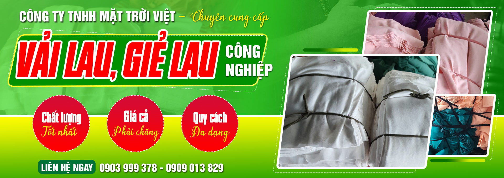 CÔNG TY TNHH TM DV THU MUA PHẾ LIỆU XÂY DỰNG MẶT TRỜI VIỆT